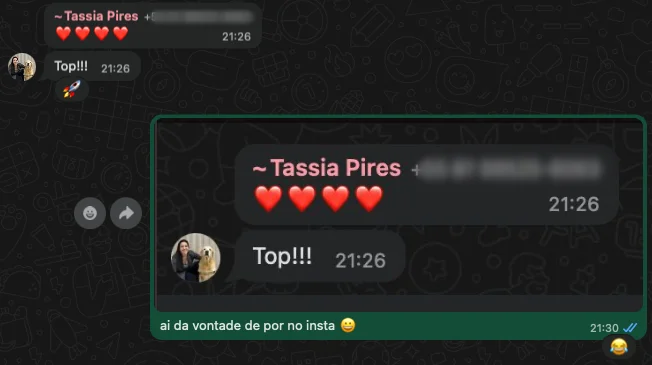 Aprovação e satisfação total